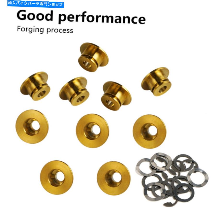 front brake rotor Bremboフルフロートのための10セットのTi合金フロントブレーキディスクローターボビンキット 10 Sets of Ti Alloy Front Brake Disc Rotor Bobbins Kit for Brembo Full Floating【並行輸入品】 28,105円