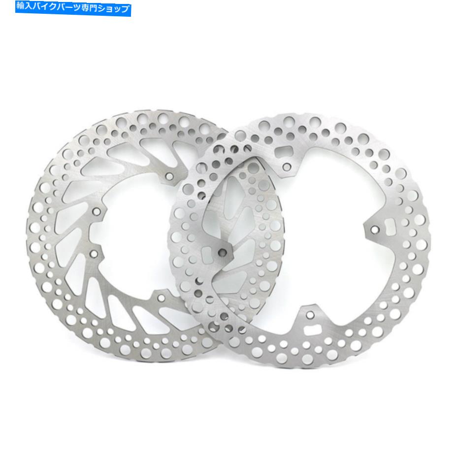 front brake rotor ホンダCRF250R CR125R CRE450FR 250FRのための前部後部ブレーキディスクローターオートバイ Front Rear Brake Disc Rotor Motorcycle For Honda CRF250R CR125R CRE450FR 250FR【並行輸入品】