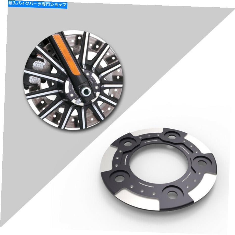 front brake rotor H-Dソフト用フロントロータースペーサースマッシングギアコントラストカット Fit H-D SOFTAIL Front Rotor Spacer Smashing Gear Contrast Cut【並行輸入品】|Us Custom Parts Shop USDM