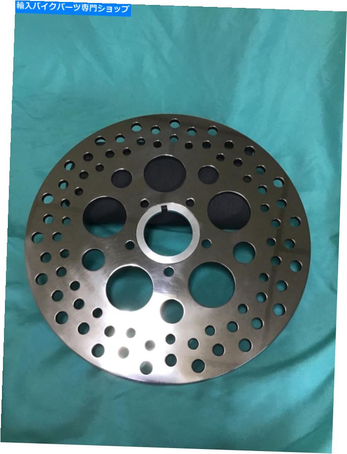 front brake rotor Ultima 11.5磨かれたフロント/ w Speedo Notch Harley Davidson Sportster 2000＆UP。 Ultima 11.5 Polished Front /w Speedo Notch Harley Davidson Sportster 2000 & Up.【並行輸入品】