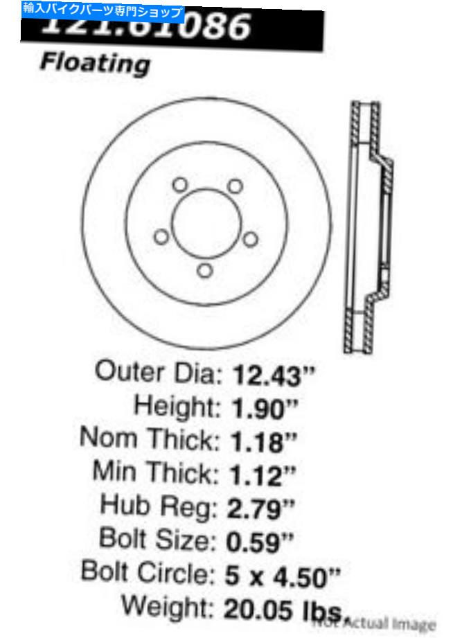front brake rotor フォードマスタングフロントディスクブレーキローターパルブレーキC-TEK 121.61086 For Ford Mustang Front Disc Brake Rotor Perf Brakes C-Tek 121.61086【並行輸入品】