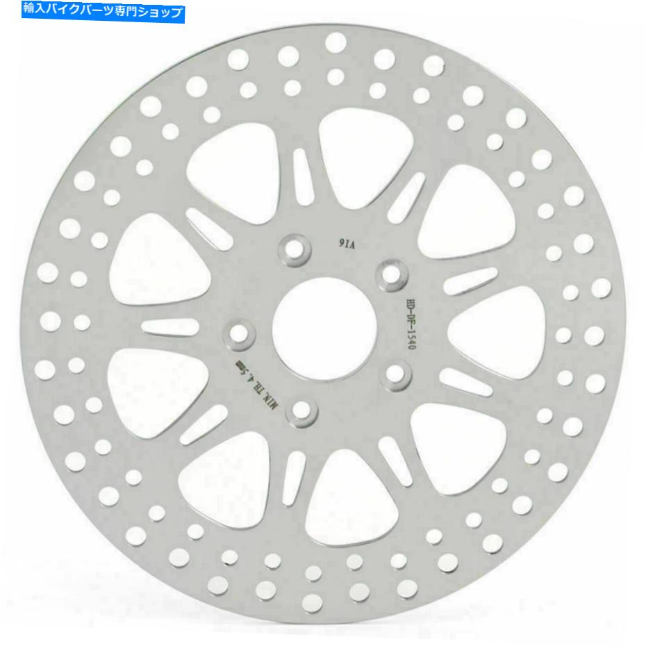 front brake rotor 11.5ハーレースポーツスターDyna Softail 1984-99のための「ポーランドフロントブレーキローターID 2.0」 11.5\