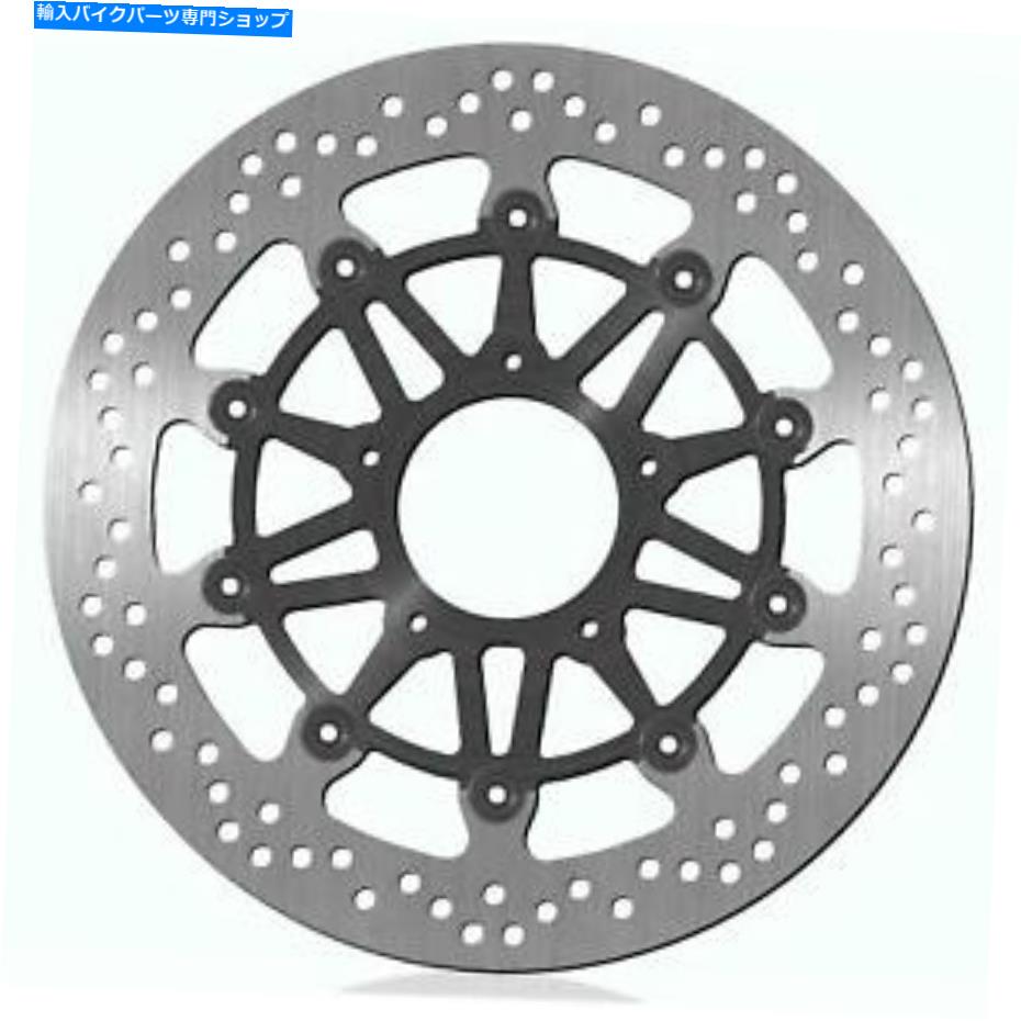 front brake rotor ストリートのバイケマスターブレーキローター、フロントシルバー1450 BIKEMASTER BRAKE ROTORS FOR STREET, FRONT SILVER 1450【並行輸入品】