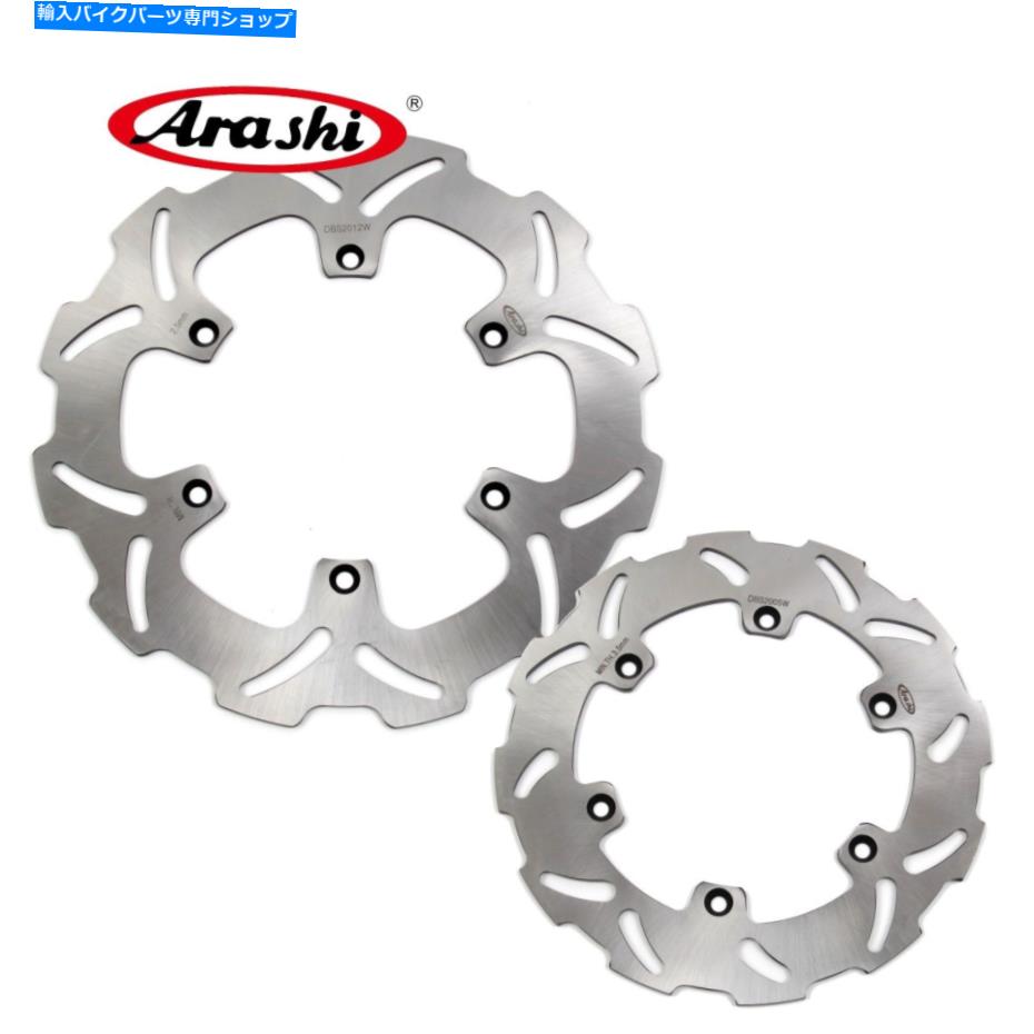 front brake rotor 鈴木DRZ400E 2000 - 2008 DRZ 400 E Sのための前部後部ブレーキディスクローターセット Front Rear Brake Disc Rotors set For Suzuki DRZ400E 2000 - 2008 DRZ 400 E S【並行輸入品】
