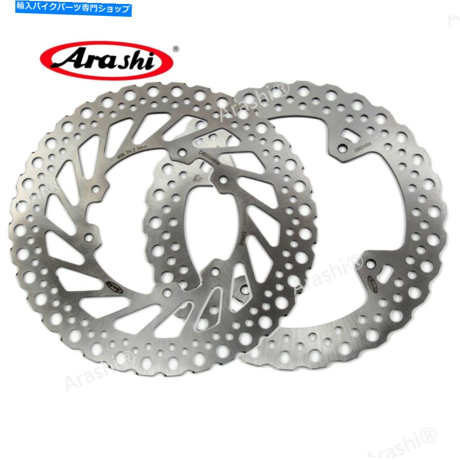 front brake rotor フロントリアブレーキディスクローターフィットホンダCRF250X 2004 - 2018 2017 2017 2014 2014 Front Rear Brake Discs Rotors Fit Honda CRF250X 2004 - 2018 2017 2016 2015 2014【並行輸入品】