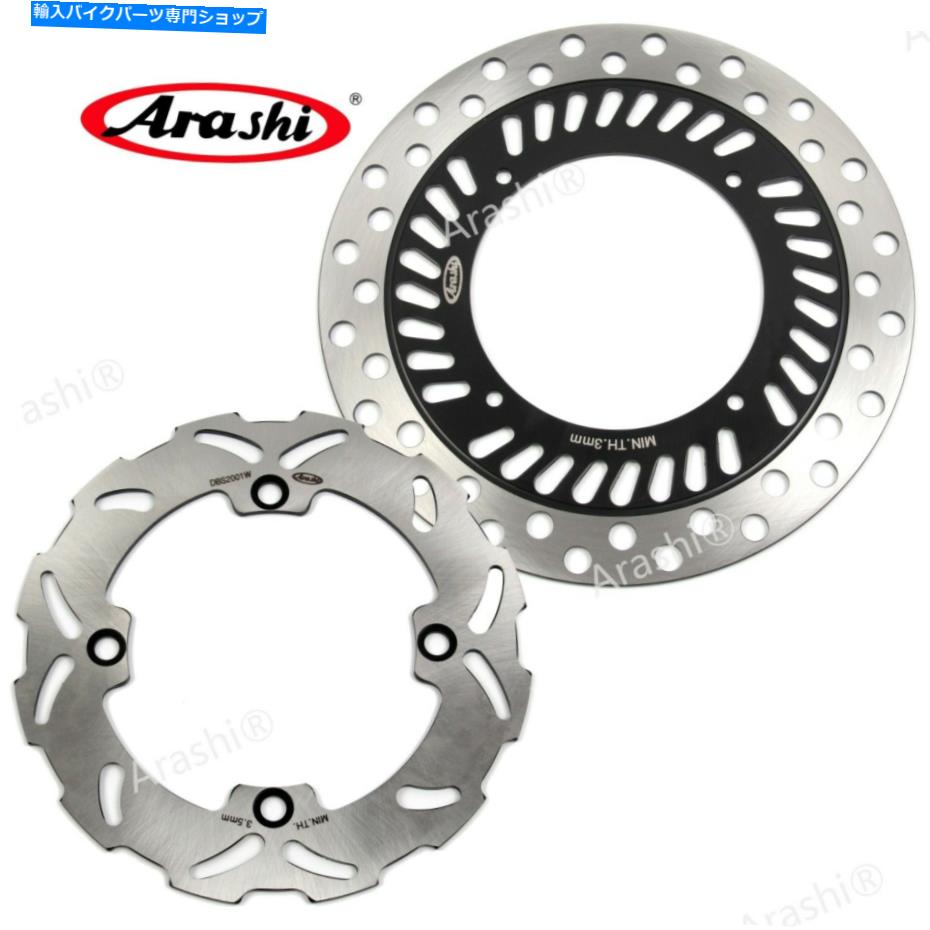 front brake rotor フロントリアブレーキディスクローターフィットホンダCR250R CR250E 1992 1993 1993 1994 Fixed Front Rear Brake Discs Rotors Fit For Honda CR250R CR250E 1992 1993 1994【並行輸入品】