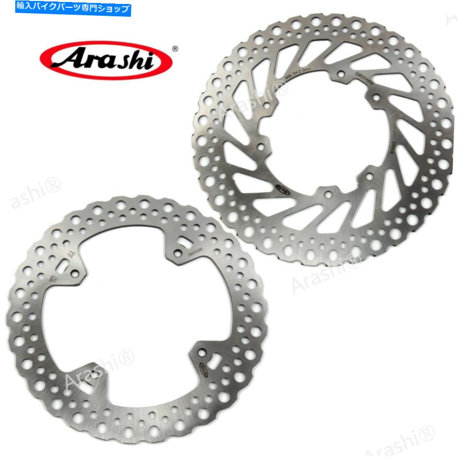 front brake rotor フロントリアブレーキディスクローターフィットホンダCRF250R 2004 - 2021 2009 2011 2012 Front Rear Brake Discs Rotors Fit Honda CRF250R 2004 - 2021 2009 2010 2011 2012【並行輸入品】