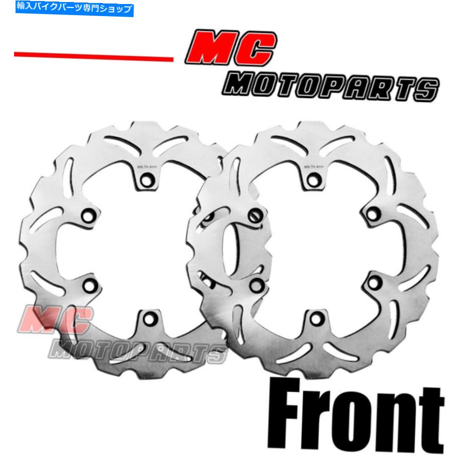 front brake rotor ホンダVFR 400R 1987-1988 87 88のための2個のPCSのフロントソリッドブレーキディスクローターセット 2 pcs Front Solid Brake Disc Rotor Set For Honda VFR 400R 1987-1988 87 88【並行輸入品】