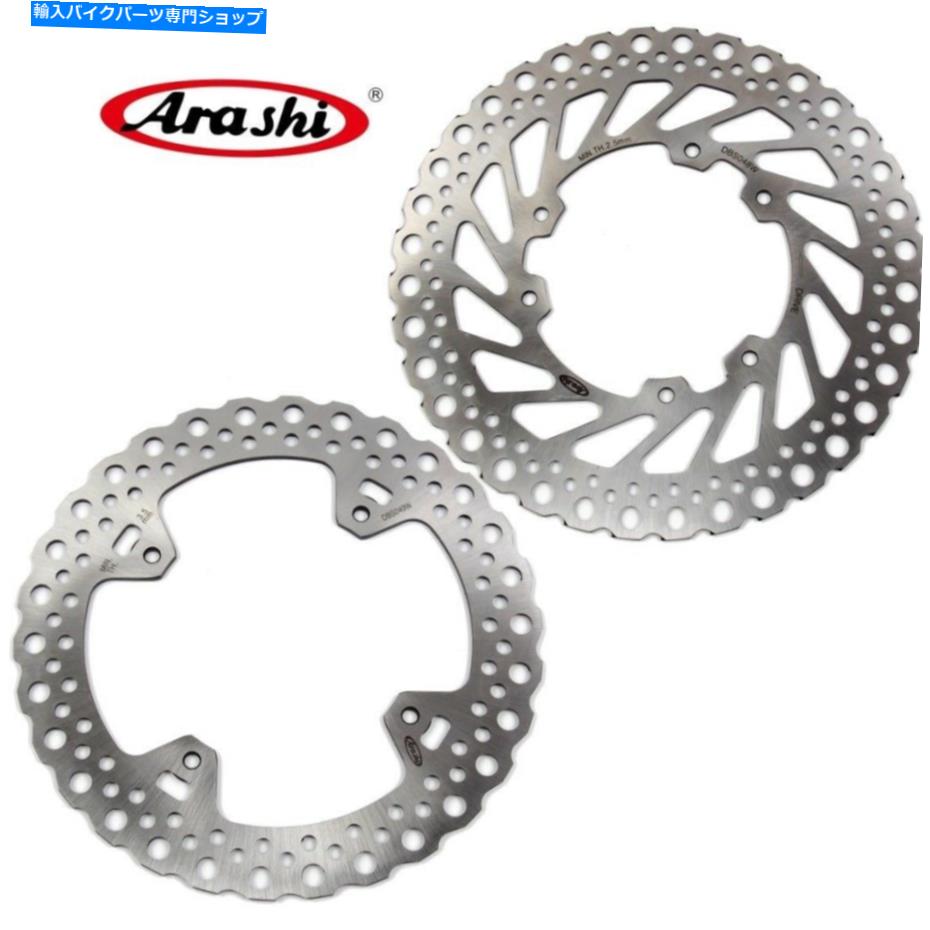 front brake rotor FIT HONDA CR250R CR250E 2002 - 2008 CR R / E 250フロントリアブレーキディスクローター Fit HONDA CR250R CR250E 2002 - 2008 CR R / E 250 Front Rear Brake Disk Rotors【並行輸入品】