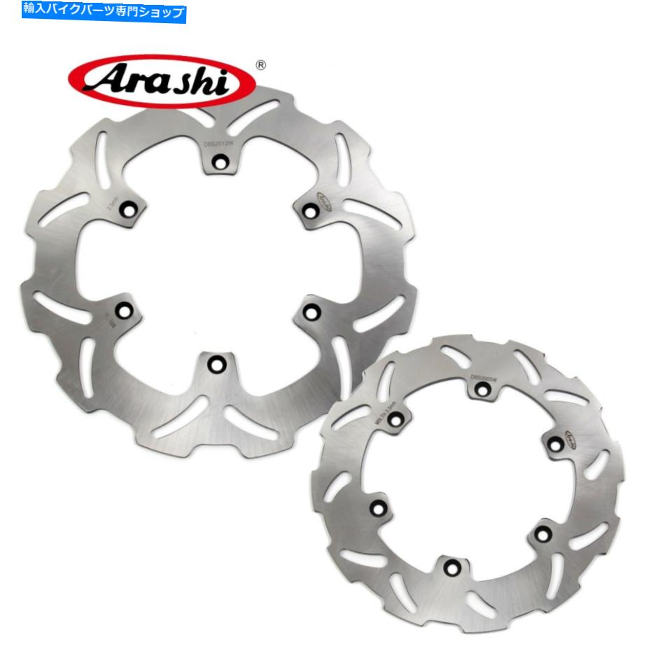 front brake rotor Suzuki DRZ400E 2000 - 2008年DRZ E 400 2001 2002フロントリアブレーキディスクローター For Suzuki DRZ400E 2000 - 2008 DRZ E 400 2001 2002 Front Rear Brake Disc Rotors【並行輸入品】