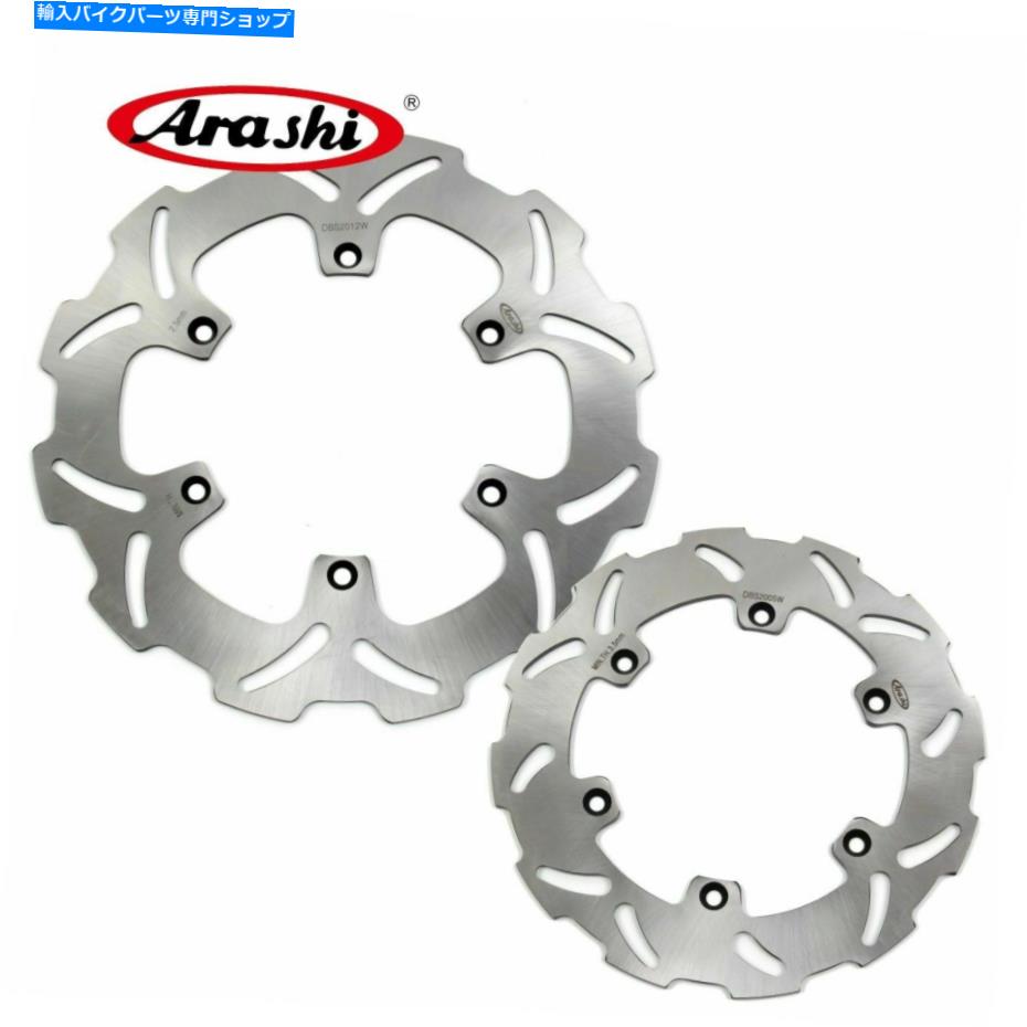 front brake rotor Suzuki DRZ400E 2000 - 2008年DRZ E 400 2001 2002フロントリアブレーキディスクローター For Suzuki DRZ400E 2000 - 2008 DRZ E 400 2001 2002 Front Rear Brake Disc Rotors【並行輸入品】
