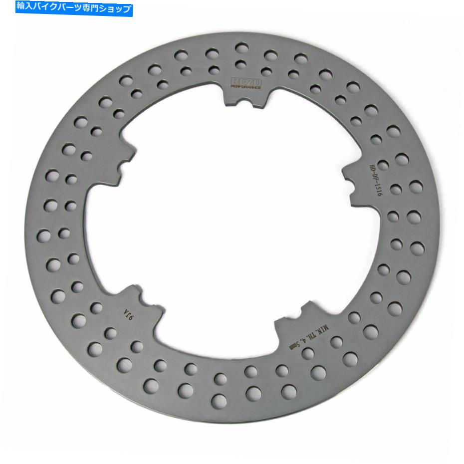 front brake rotor Rezo磨かれたフロントブレーキディスクフィットハーレー - ダビッドソンFXDL 1450ローライダー08-13 Rezo Polished Front Brake Disc fits Harley-Davidson FXDL 1450 Low rider 08-13【並行輸入品】|Us Custom Parts Shop USDM