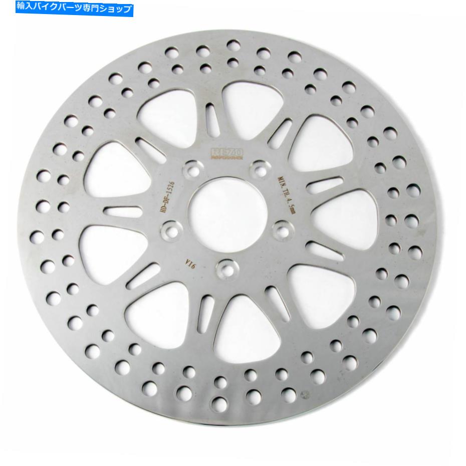 front brake rotor Rezo洗練されたフロントブレーキディスク - ハーレー - ダビッドソンflhxxxストリートグライドトリケ10-11 Rezo Polished Front Brake Disc - Harley-Davidson FLHXXX Street Glide Trike 10-11【並行輸入品】|Us Custom Parts Shop USDM