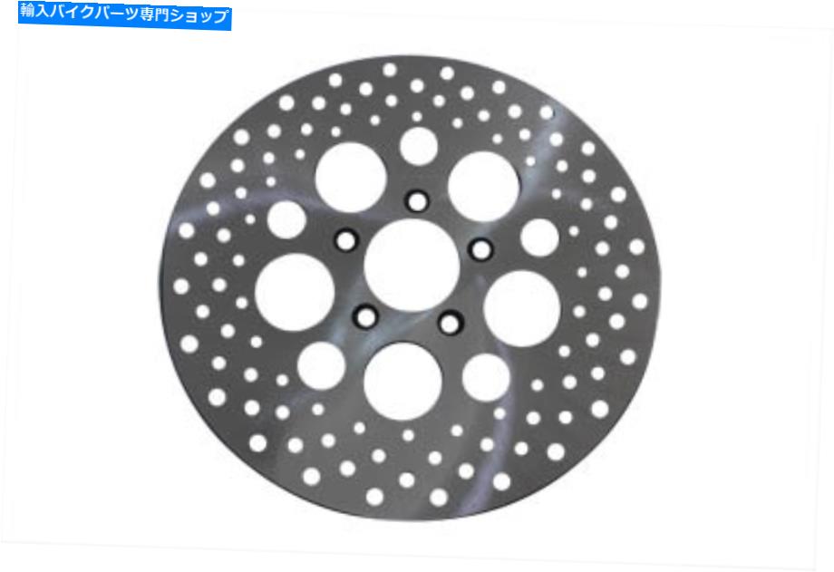front brake rotor 11-1/2ドリルフロントブレーキディスクはハーレーダビッドソンに適合します 11-1/2 Drilled Front Brake Disc fits Harley-Davidson【並行輸入品】