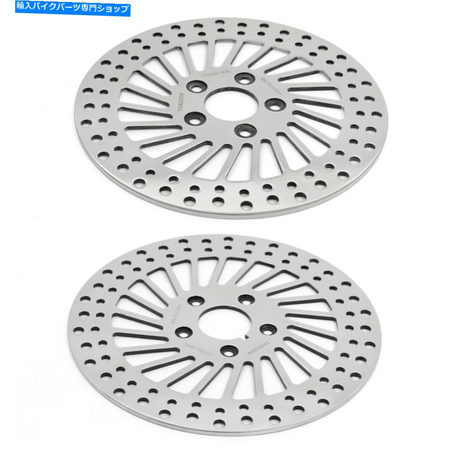 front brake rotor 11.5 "磨かれたフロントリアブレーキローターfatboy flstf fxsts Heritage Softail Flstc 11.5" Polished Front Rear Brake Rotors Fatboy FLSTF FXSTS Heritage Softail FLSTC【並行輸入品】｜Us Custom Parts Shop USDM