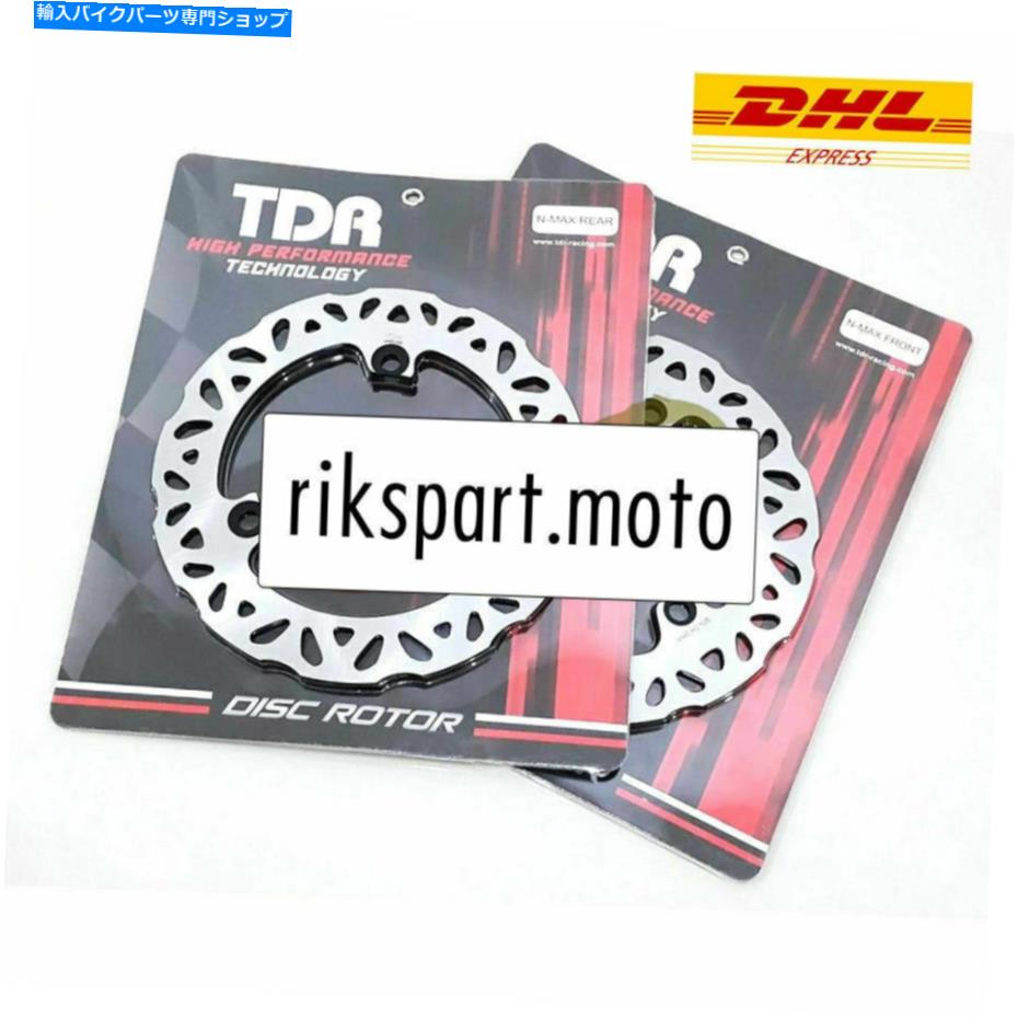 front brake rotor ヤマハN MAX NMAX N-MAX AEROX 155フロントリアディスクブレーキセットTDRスポーティニュー Yamaha N Max NMAX N-Max Aerox 155 Front Rear Disc Brake Set TDR Sporty NEW【並行輸入品】