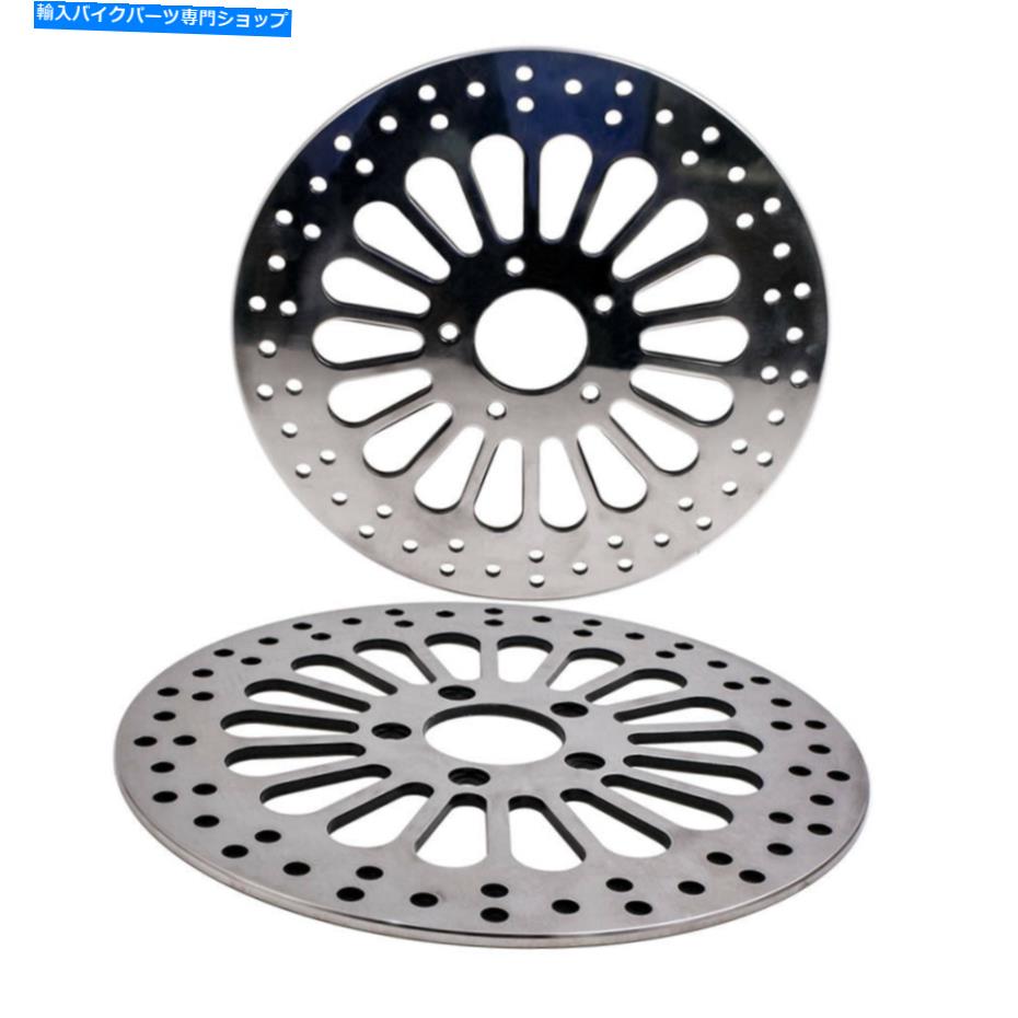 front brake rotor M-RT-1100用2ピース11.8インチ300 mmステンレススチールフロントブレーキローターディスクディスクディスクディスク 2Pcs 11.8 Inch 300 mm Stainless Steel Front Brake Rotor Disc Disk for M-RT-1100【並行輸入品】