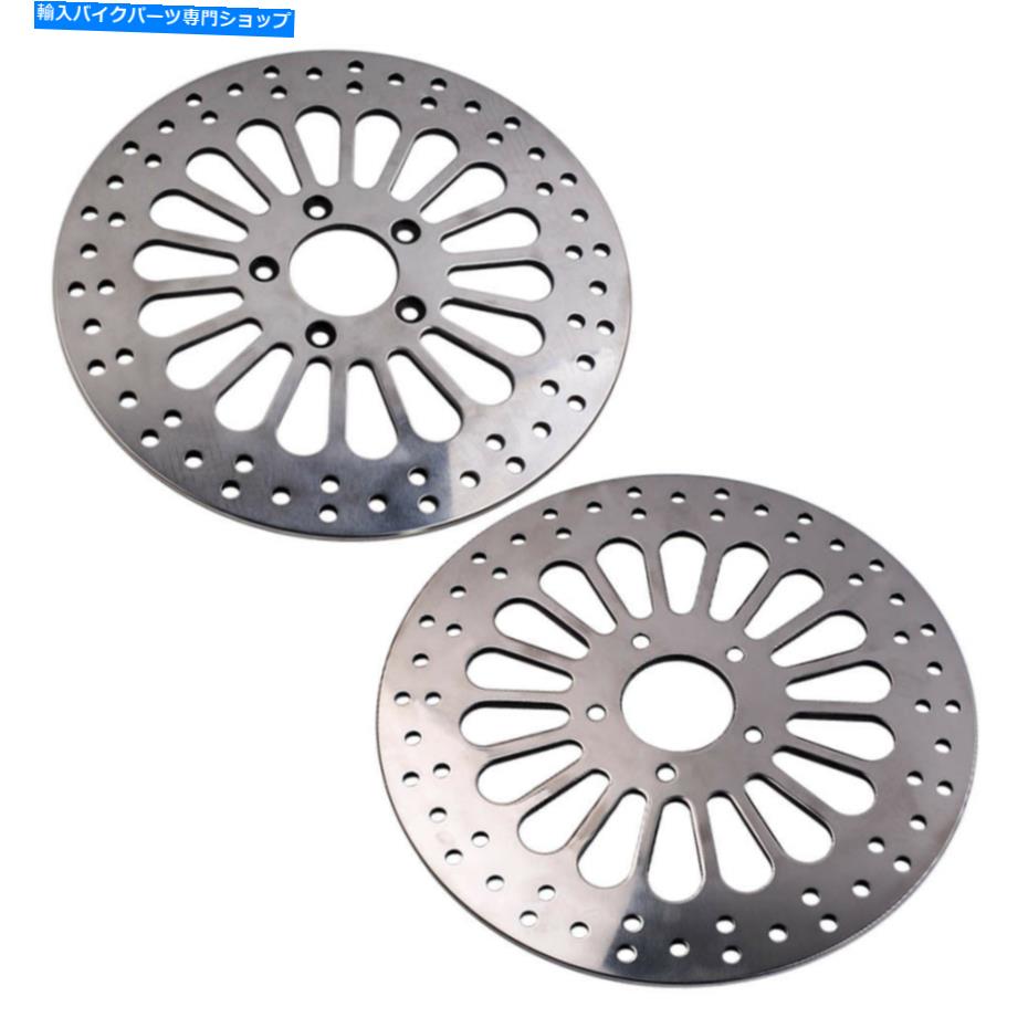front brake rotor DYNAのための2008-13のためのハーレーのための前のブレーキローターディスク07-17 2Pcs 11.8\
