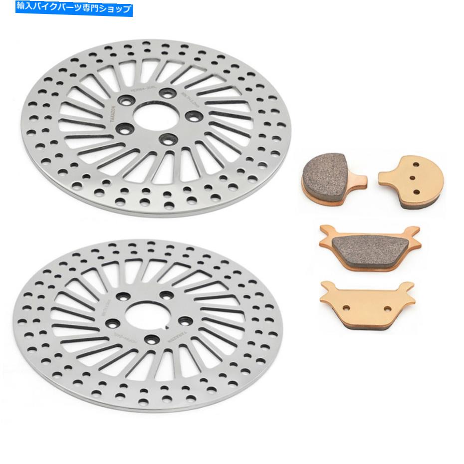 front brake rotor 11.5 "前後のブレーキのローターパッドをパッドをパッドをパッドの柔らかいDynaスーパーグライドFXR FXLR FXRT 11.5" Front Rear Brake Rotors Pads Fatboy Softail Dyna Super Glide FXR FXLR FXRT【並行輸入品】|Us Custom Parts Shop USDM