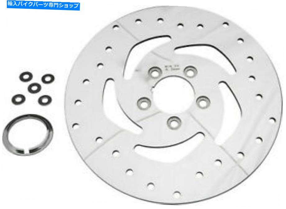 front brake rotor HardDrive 144673フロントスーパーフローブレーキローター、11.5インチ。ミラーポリッシュ HardDrive 144673 Front Super Flow Brake Rotor, 11.5in. Mirror Polished【並行輸入品】
