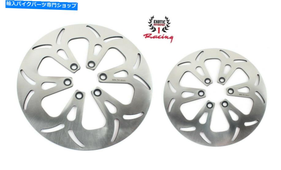 front brake rotor 新しいフロント＆リアブレーキローターディスクスズキ侵入者対1400 1987-2009 New Front & Rear Brake Rotor Disc Suzuki Intruder VS 1400 1987-2009【並行輸入品】｜Us Custom Parts Shop USDM 37,538円