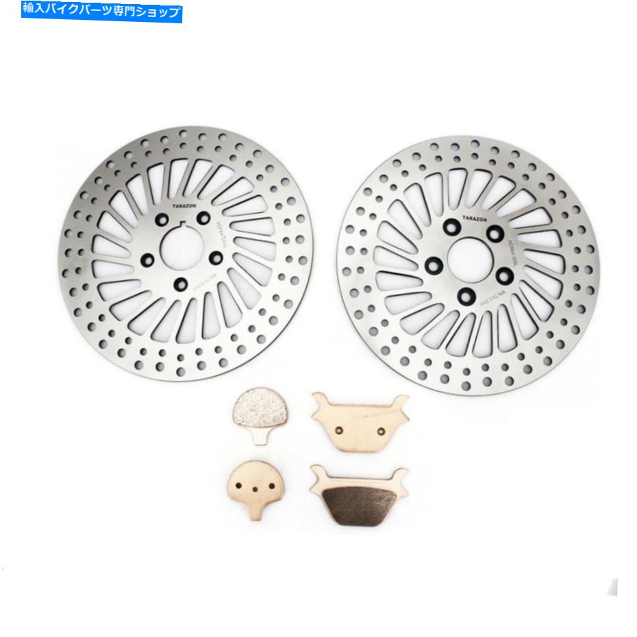 front brake rotor 11.5 "前部後部ブレーキローターパッド87-99遺産ソフトボーイダイナローライダー 11.5" Front Rear Brake Rotors Pads 87-99 Heritage Softail Fatboy Dyna Low Rider【並行輸入品】|Us Custom Parts Shop USDM
