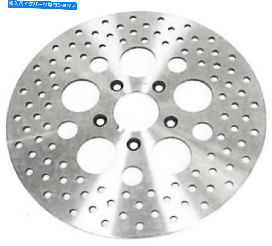 front brake rotor ハードドライブドリルベントフロントブレーキローターポリッシュ144088ハーレーダビッドソン HardDrive Drilled Vented Front Brake Rotor Polished 144088 Harley Davidson【並行輸入品】|Us Custom Parts Shop USDM