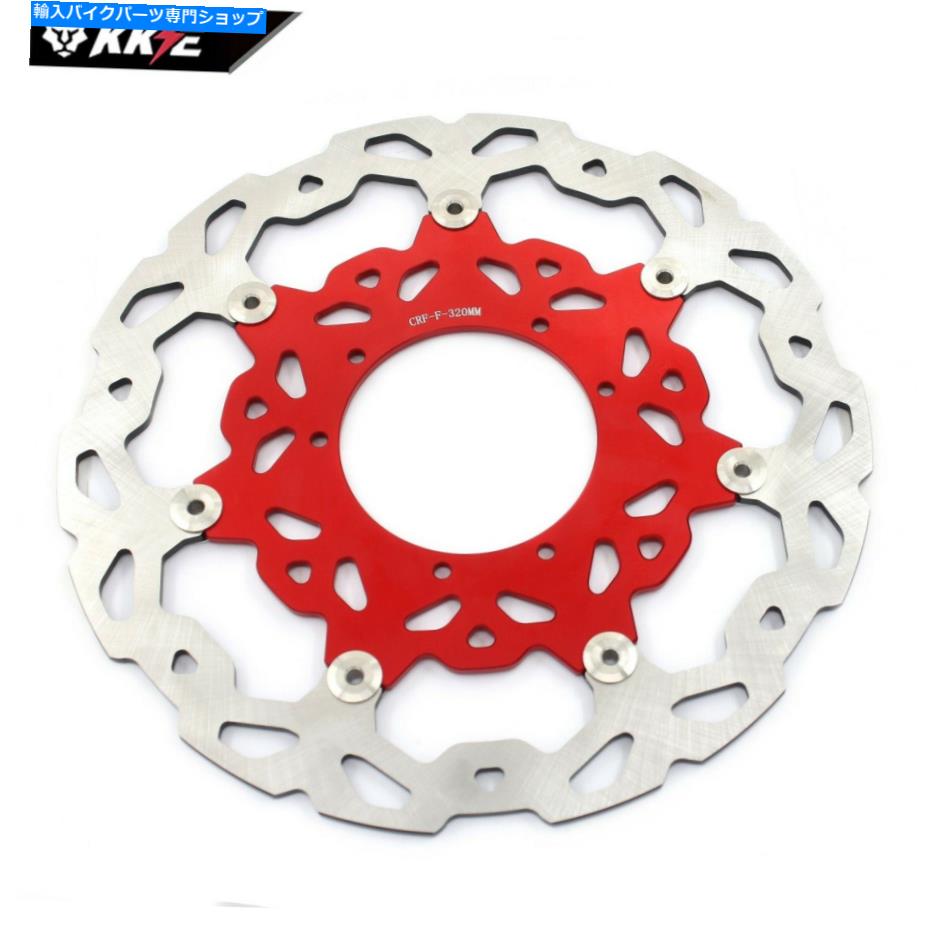front brake rotor ホンダCRF250R 450R CRF250X 450Xのための前面320mm特大ブレーキディスクローターCR125 Front 320mm Oversize Brake Disc Rotor For HONDA CRF250R 450R CRF250X 450X CR125【並行輸入品】