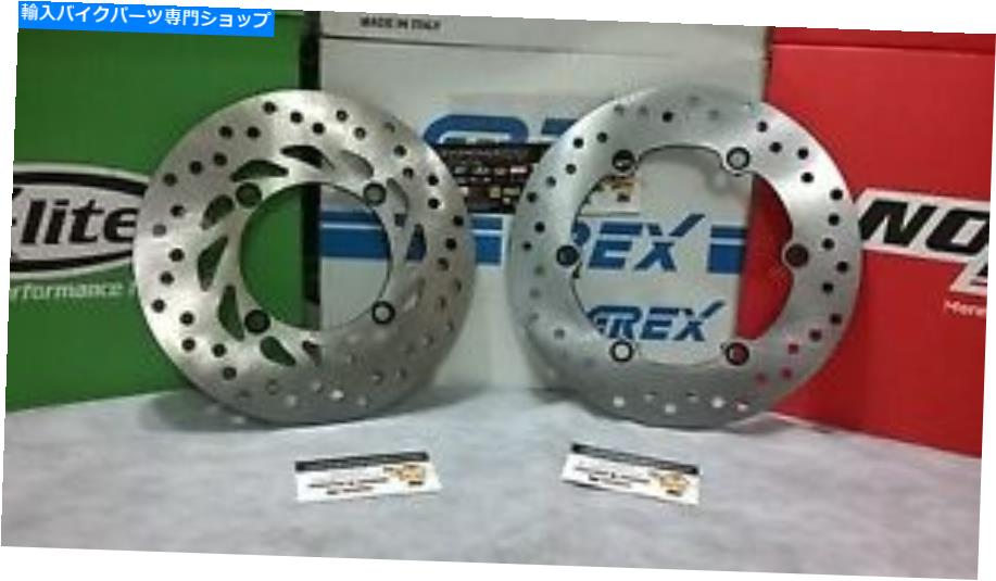 front brake rotor ブレーキディスクの前後のホンダの強さX NSS 250 2008 2009 2010 Set Brake Discs Front and Rear Honda Strength X Nss 250 2008 2009 2010【並行輸入品】 38,431円