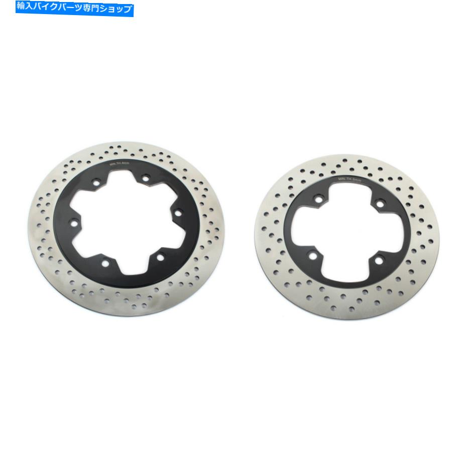 front brake rotor Triumph Bonneville 865 T100 06-14 Scrambler 865 / EFI用フロントリアブレーキローター Front Rear Brake Rotors For Triumph Bonneville 865 T100 06-14 Scrambler 865 /EFI【並行輸入品】