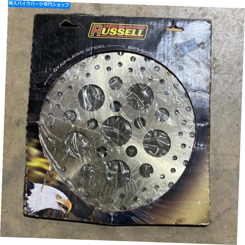 front brake rotor Russell R47001 5ショットサテン仕上げフロントローターFX SOFTAIL 81 UP NOS russell r47001 5 shot satin finish front rotor fx softail 81-up NOS【並行輸入品】