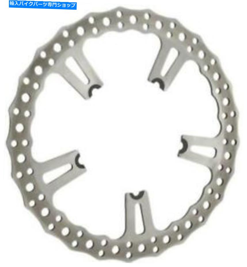 front brake rotor Arlen Ness特大ジャガー付きローター左スプロケットマウントステンレス鋼02-991 Arlen Ness Oversized Jagged Rotor Left Sprocket Mount Stainless Steel 02-991【並行輸入品】