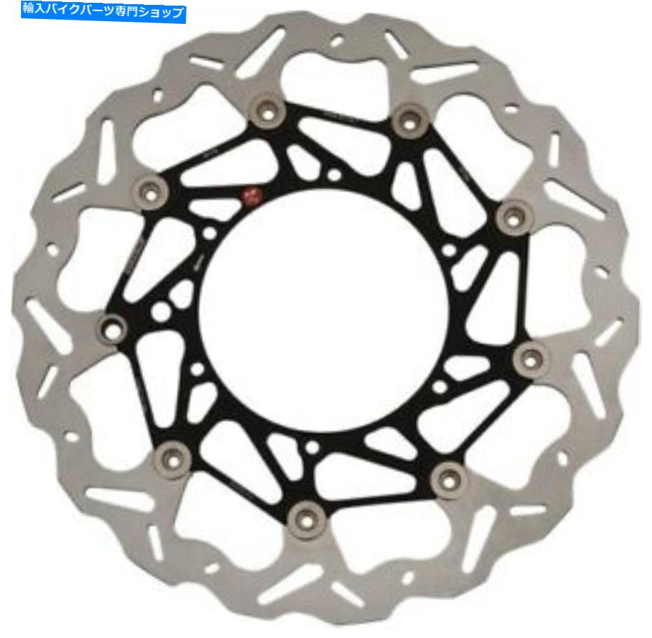 front brake rotor 波輪郭フローティングフロント左ブレーキローター320mmブレーキWK115L Wave Contour Floating Front Left Brake Rotor 320mm Braking WK115L【並行輸入品】