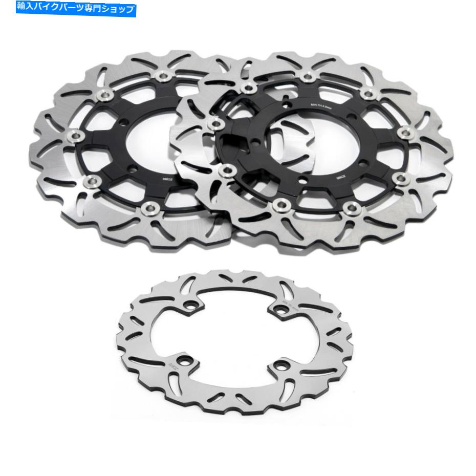 front brake rotor ホンダCB650R CBR650R 2019年2020年前フロントリアブレーキディスクローターフルセット For Honda CB650R CBR650R 2019 2020 2021 Front Rear Brake Discs Rotors Full Set【並行輸入品】