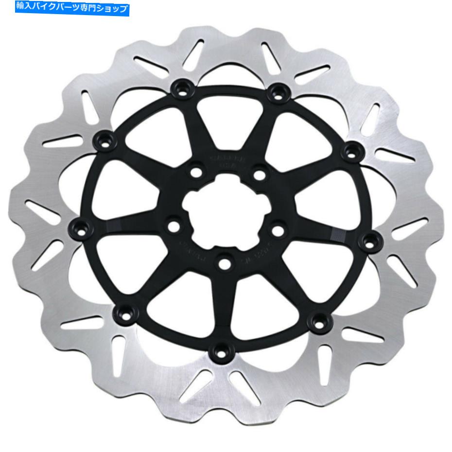 front brake rotor Galfer Oversize Waveフロントブレーキローター - ブラック - 13 \