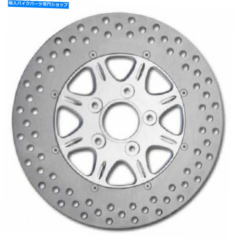 front brake rotor Meridian Floating 2 PC 11.8インチブレーキローターステンレススチールPMハーレー07アップ Meridian Floating 2 pc 11.8 Inch Brake Rotor Stainless Steel by PM Harley 07-up【並行輸入品】