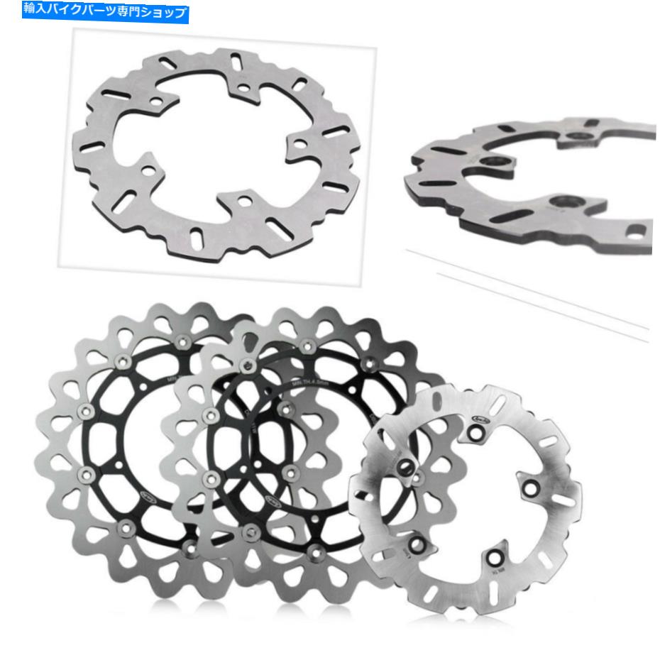 front brake rotor 320mmフロントリアブレーキディスクローターステンレススチールフィットヤマハYZF R1 2004-2006 320mm Front Rear Brake Disc Rotors Stainless Steel Fit Yamaha YZF R1 2004-2006【並行輸入品】