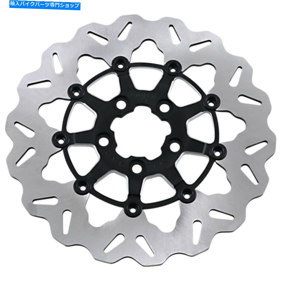 front brake rotor Galfer Waveブレーキローター - ブラックキャリア - フロント| DF681CWSCT Galfer Wave Brake Rotor - Black Carrier - Front | DF681CWSCT【並行輸入品】