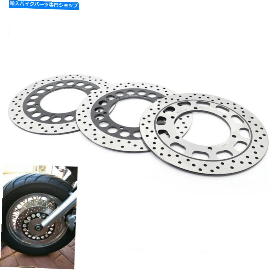 front brake rotor ヤマハvスター1300 xvs1300ツーラー2007-2013 12のための298mmの前部後部ブレーキローター 298mm Front Rear Brake Rotors for YAMAHA V Star 1300 XVS1300 Tourer 2007-2013 12【並行輸入品】