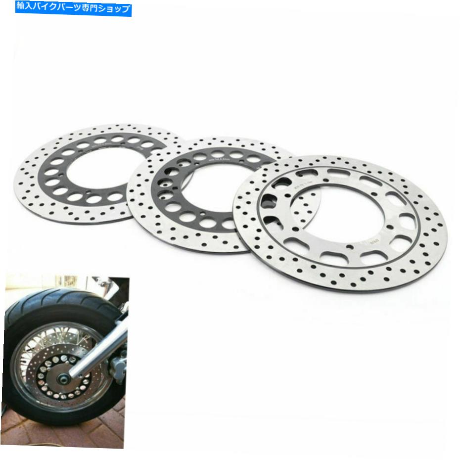 front brake rotor ヤマハXVS 1300のための298mm前部リアブレーキローター2007-2017 298mm Front Rear Brake Rotors Set for YAMAHA XVS 1300 A Midnight Star 2007-2017【並行輸入品】