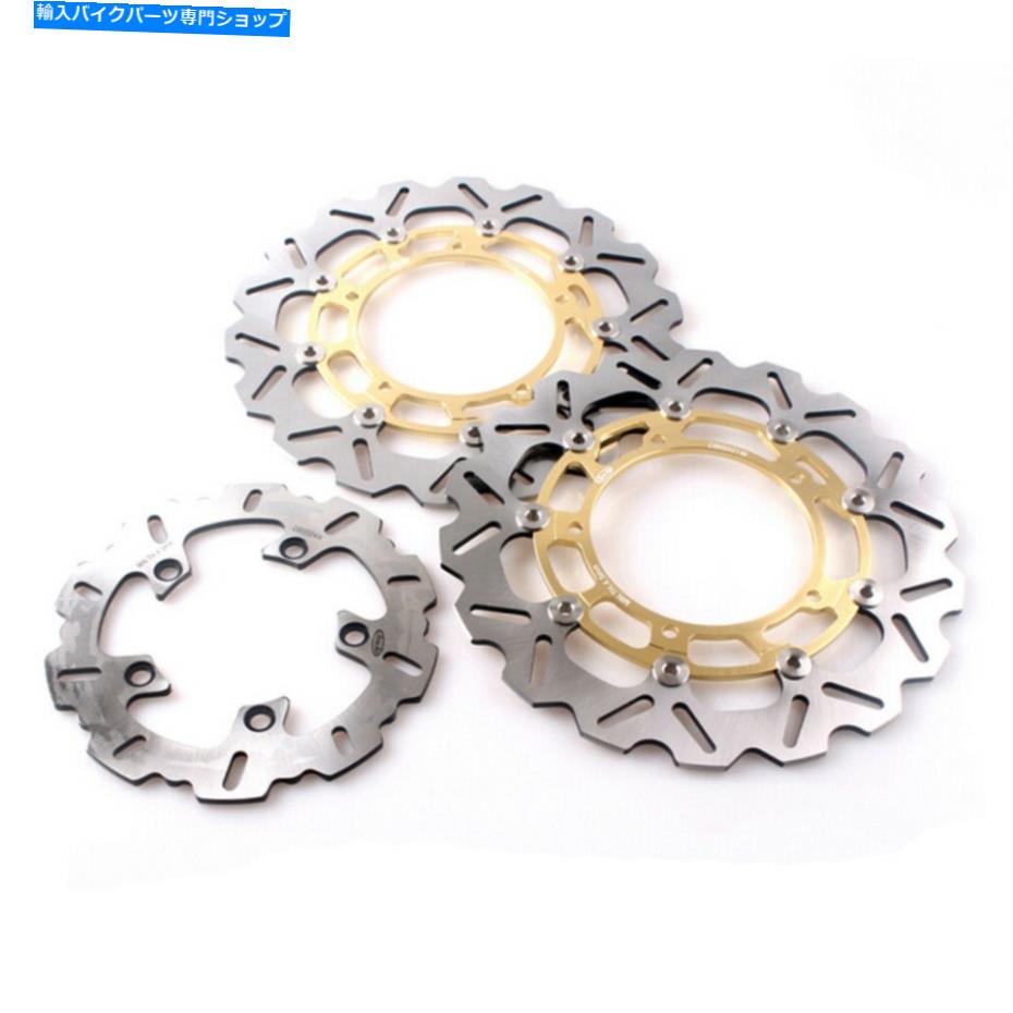 front brake rotor フロント＆リアブレーキディスクローターフィットヤマハYZF R6 2005-2011 / YZF R1 2007-2014 08 09 Front & Rear Brake Disc Rotor Fit Yamaha YZF R6 2005-2011/YZF R1 2007-2014 08 09【並行輸入品】