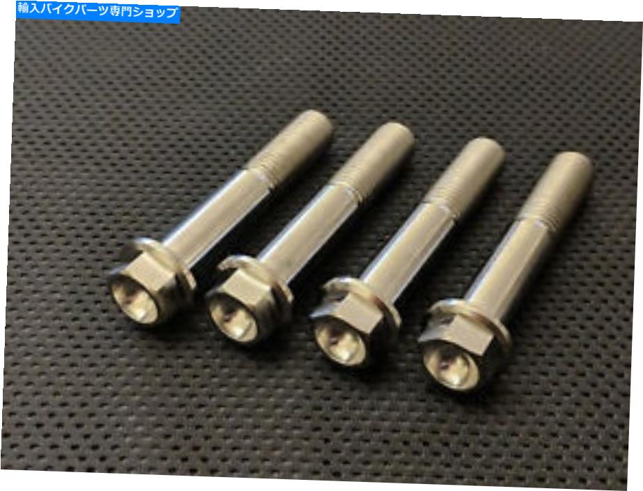 Brake Caliper アプリリアRSV1000ファクトリーチタンフロントブレーキキャリパーボルト04-10 TIヘックスフランジ Aprilia RSV1000 Factory Titanium Front Brake Caliper Bolts 04-10 Ti Hex Flange【並行輸入品】