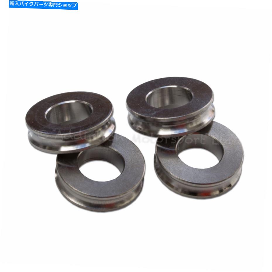 Brake Caliper Ducati Panigale V4 S、Rラジアルブレーキキャリパー用5mmチタンスペーサー 5mm Titanium Spacers for Ducati Panigale V4 S, R Radial Brake Calipers【並行輸入品】