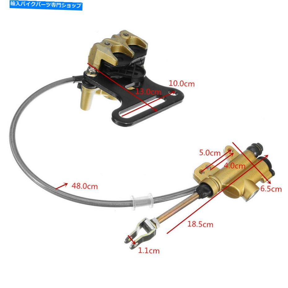 Brake CaliperBrake CaliperBrake CaliperBrake CaliperBrake CaliperBrake CaliperBrake CaliperBrake CaliperBrake CaliperBrake Caliper オートバイの油圧リアディスクブレーキカリパーシステム付きマスターシリンダーブレーキパッド Motorcycle Hydraulic 【並行輸入品】