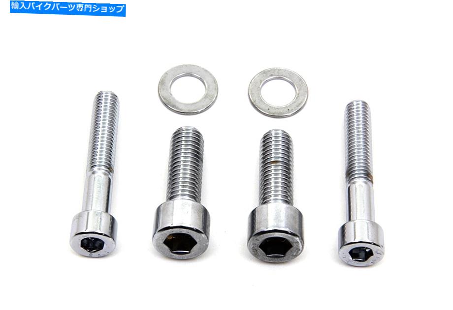 Brake CaliperBrake CaliperBrake CaliperBrake CaliperBrake CaliperBrake CaliperBrake CaliperBrake CaliperBrake CaliperBrake Caliper リアブレーキキャリパー用のアレンマウントキットクロムはハーレーダビッドソンに適合します Allen Mount Kit for Rea【並行輸入品】