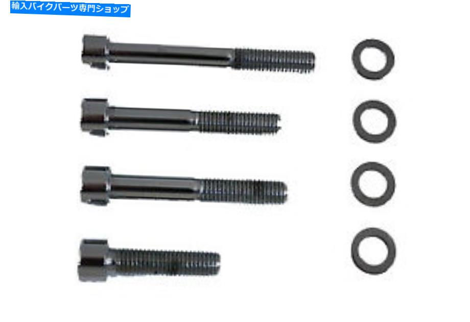Brake CaliperBrake CaliperBrake CaliperBrake CaliperBrake CaliperBrake CaliperBrake CaliperBrake CaliperBrake CaliperBrake Caliper フロントブレーキキャリパー用のアレンマウントキットクロムはハーレーダビッドソンに適合します Allen Mount Kit for【並行輸入品】