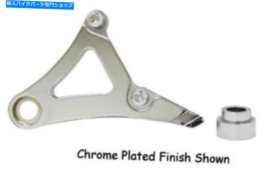 Brake Caliper 00-06ハーレーソフトアイルFLST 58778用クロムリアブレーキキャリパーブラケットマウント Chrome Rear Brake Caliper Bracket Mount For 00-06 Harley Softail FLST 58778【並行輸入品】