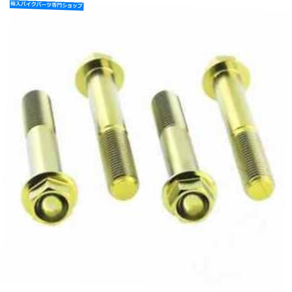 Brake Caliper ブレーキキャリパーボルトセットプロバルトチタンゴールドティフモン360Gドゥカティモンスター Brake Caliper Bolt Set Probolt Titanium Gold TIFBMON360G For Ducati Monster【並行輸入品】