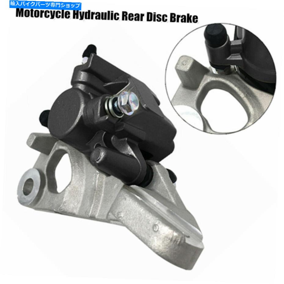 Brake Caliper オートバイの油圧リアディスクブレーキw/マスターシリンダーブレーキキャリパーシステムパーツ Motorcycle Hydraulic Rear Disc Brake w/Master Cylinder Brake Caliper System Part【並行輸入品】