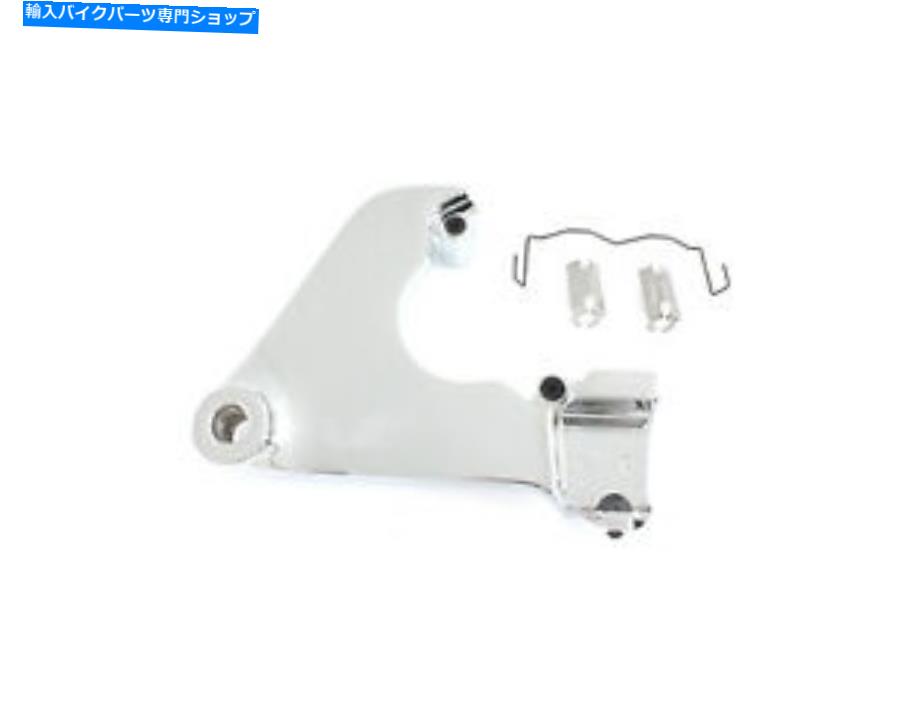 Brake Caliper リアブレーキキャリパーブラケットクロムはハーレーダビッドソンに適合します Rear Brake Caliper Bracket Chrome fits Harley-Davidson【並行輸入品】